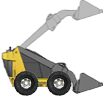 wheel mini loader side profile